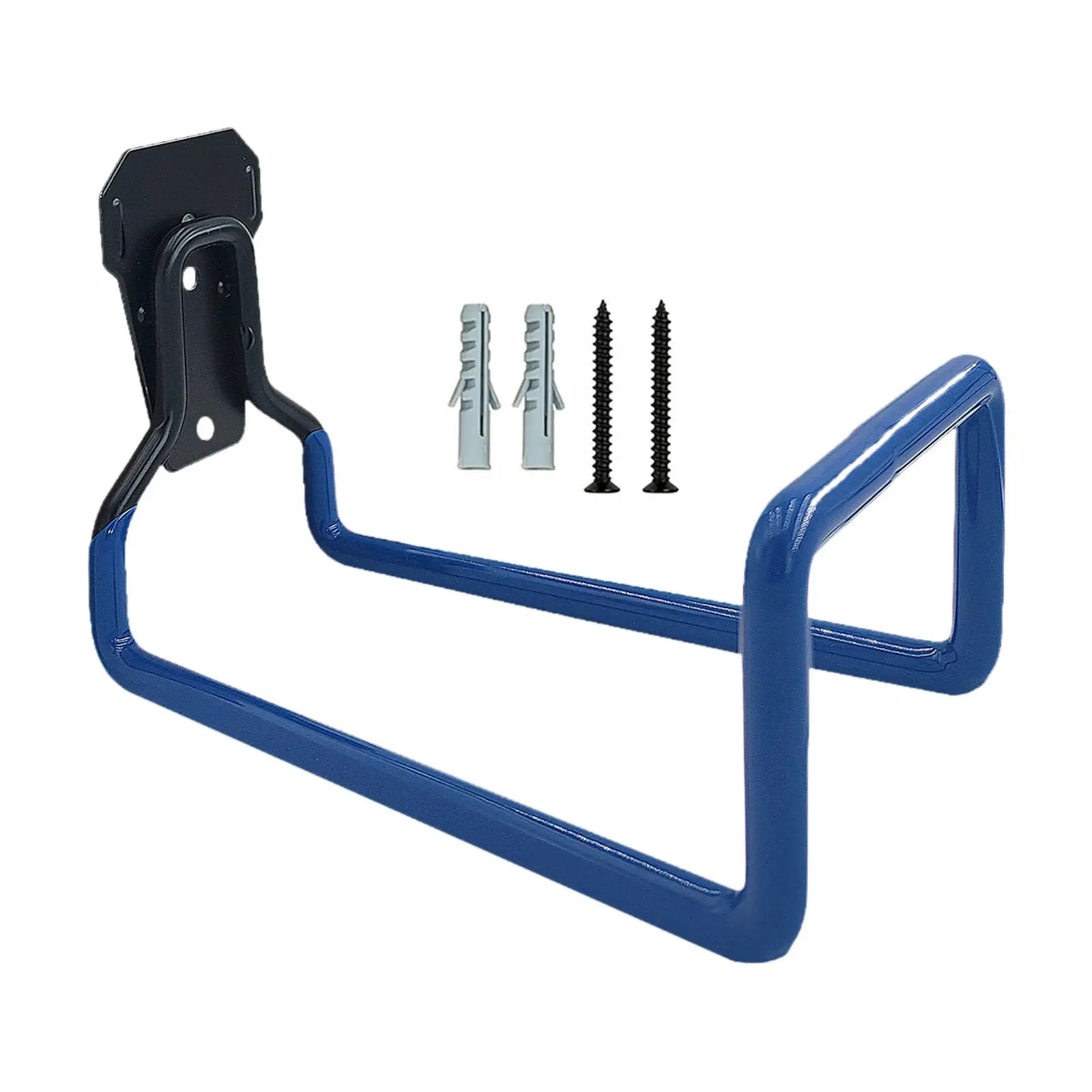 Water Hose Holder Hook Organizer Iron Wall Mounted Utility Hanger for Equipment Power Tools Ropes Outside Yard Garden Tools