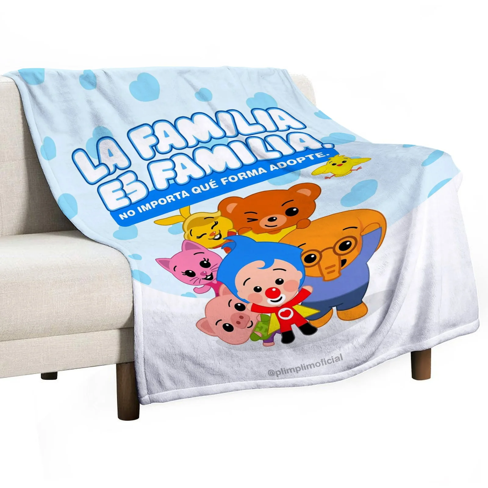 Microfiber Blanket Luxury Cover Fluffy Soft Blankets P-plim PlimsThrows Sofa Knee Anime Throw Child Cute Home Textile Garden 3