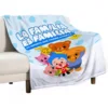 Microfiber Blanket Luxury Cover Fluffy Soft Blankets P-plim PlimsThrows Sofa Knee Anime Throw Child Cute Home Textile Garden 3