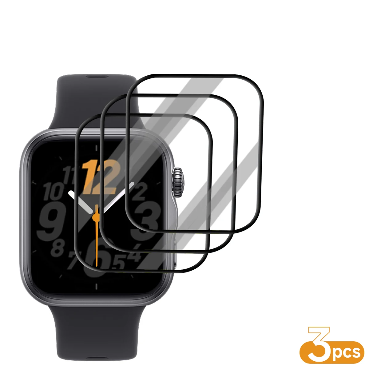 Ultra-HD 3D Curved Screen Protector for Smartwatches – Full Coverage Protective Film