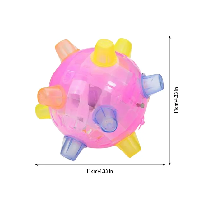 1PC Children Crazy LED Light Electric Dance Music Football Bouncy Ball Toys Luminous Football Toy For Boys Girls 6