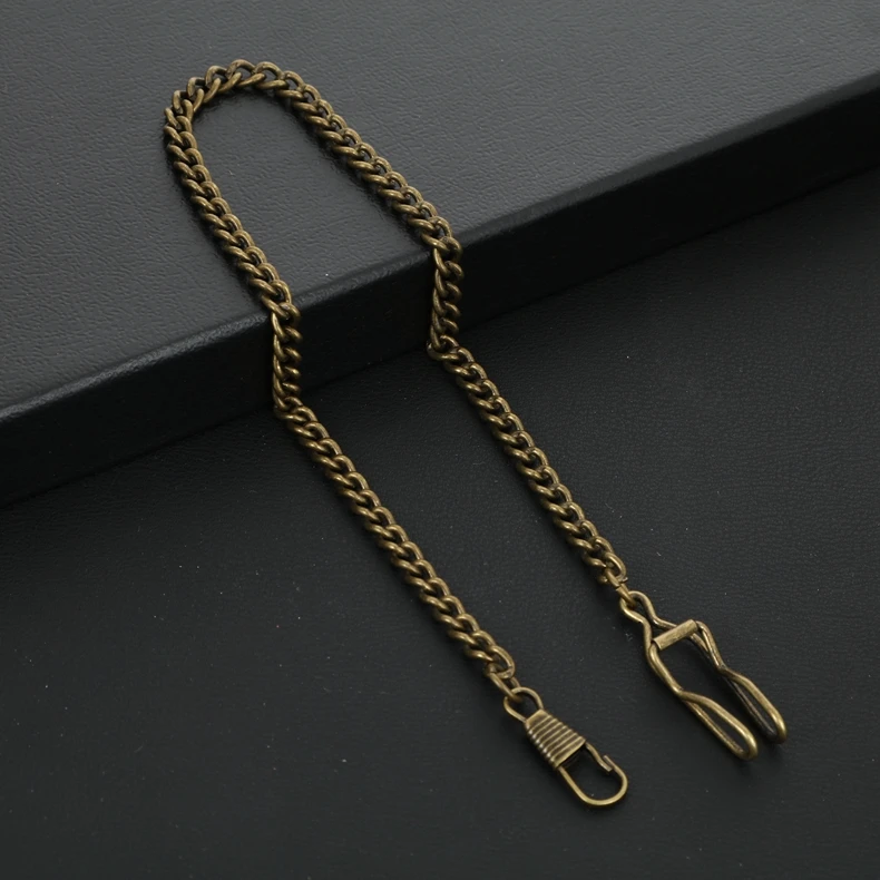 Elegant Multicolor Stainless Steel Pocket Watch Chain