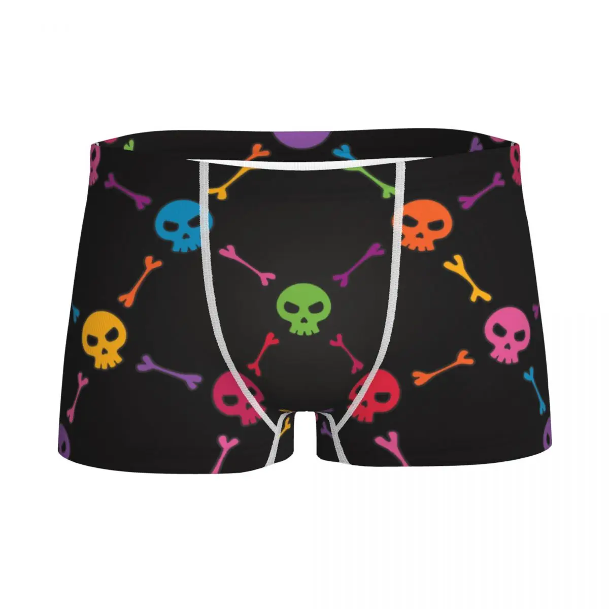 

Man Boys Underwear Cool Skull Young Shorts Panties Boxers Colorful Teenage Cotton Underpants