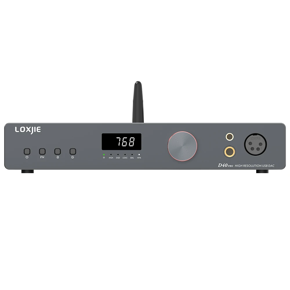 Фото ЦАП LOXJIE D40 PRO для аудио и наушников, аксессуары для наушников, модель XU316 DSD512 Bluetooth 5,1 LDAC APTXHD I2S AES с дистанционным управлением №4