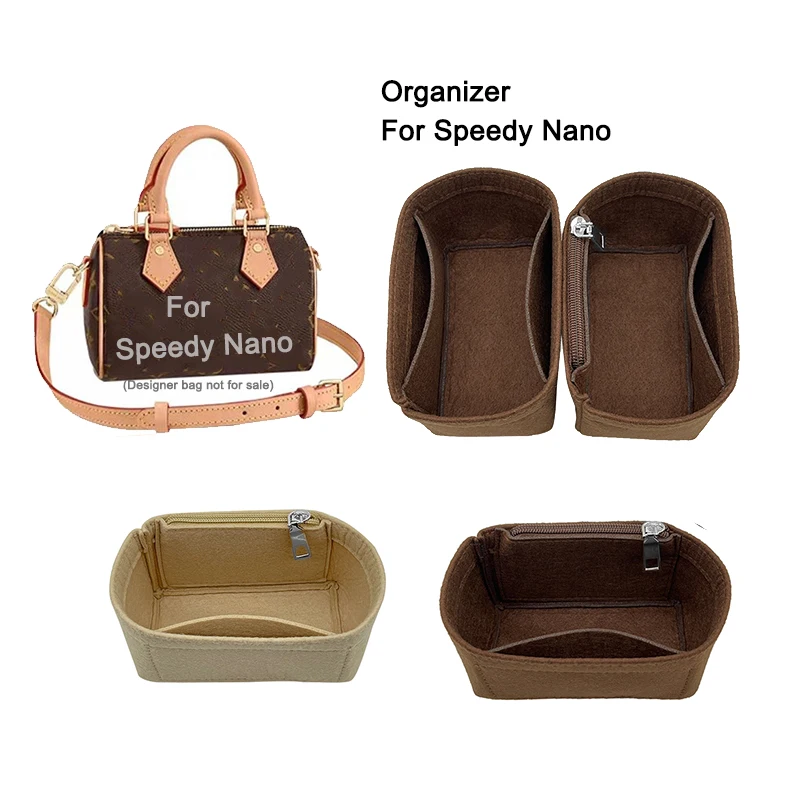 Inserto Per Borsa Organizer Per Borsa In Feltro Adatto Per Speedy Nano, Fodera Per Borse Fodera Per Tote Shaper, Colore Personalizzato