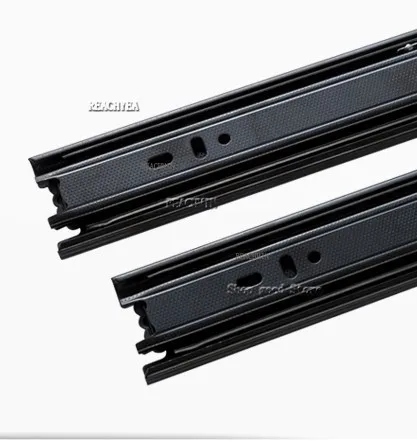 Drawer Slides Drawer Track Drawer Slide Three Rail Drawer Guide Rail Slide Furniture Hardware Fittings Slipway 2 pieces