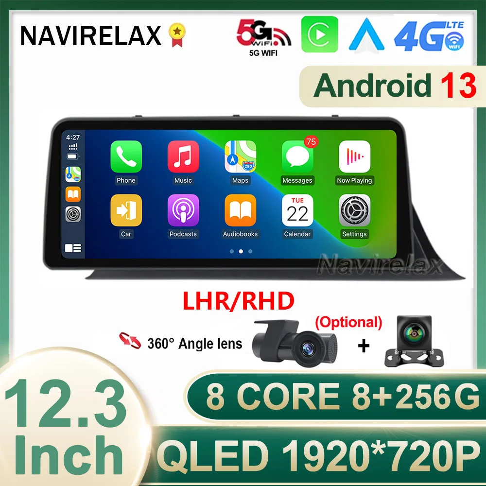 

12.3 Inch Android 13 For Toyota C-HR CHR 2016 -2020 LHD RHD Car Radio Multimedia Video Player Navigation GPS Stereo Carplay Auto