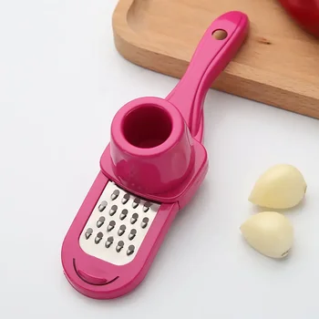 1 pz frantoio per aglio pressa manuale multifunzionale zenzero aglio macinazione grattugia taglierina aglio pelapatate utensili da cucina 1