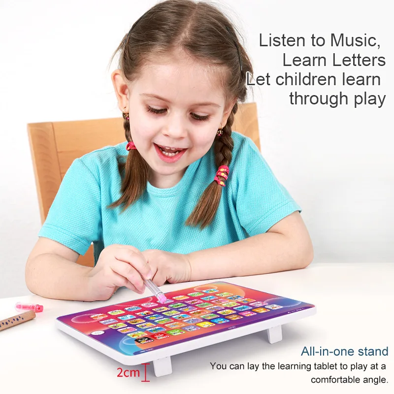 Learning Toys Large Touch Screen Spanish Learning Machine Point Reading Machine Tablets for Kids Kids Learning Toys Educational learning toys