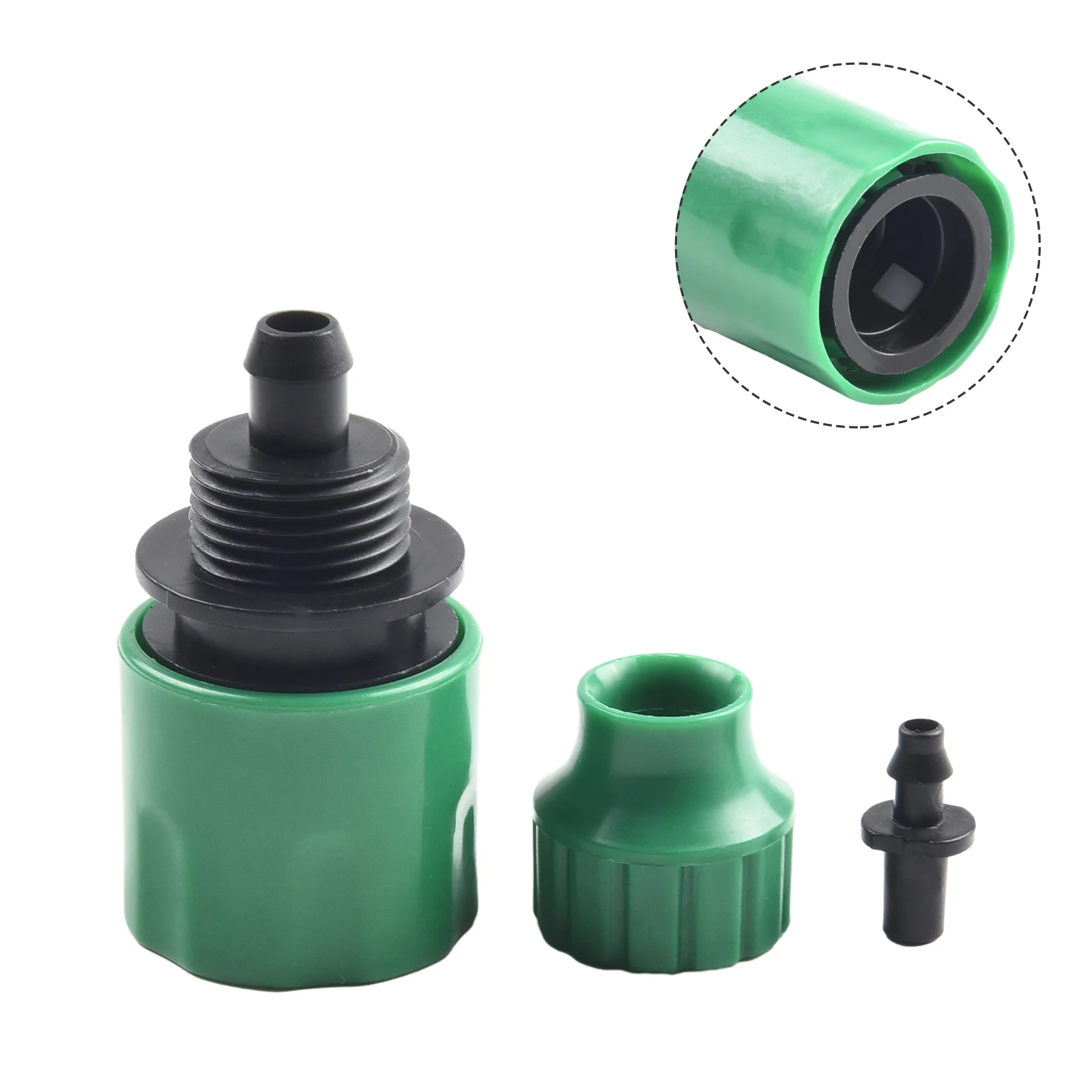 

5 PCS For Irrigation Garden Watering Quick Coupling Adapter With 1/4 (ID 4mm) Or 3/8\\'\\' (8mm) Barbed Connector Drip Tape