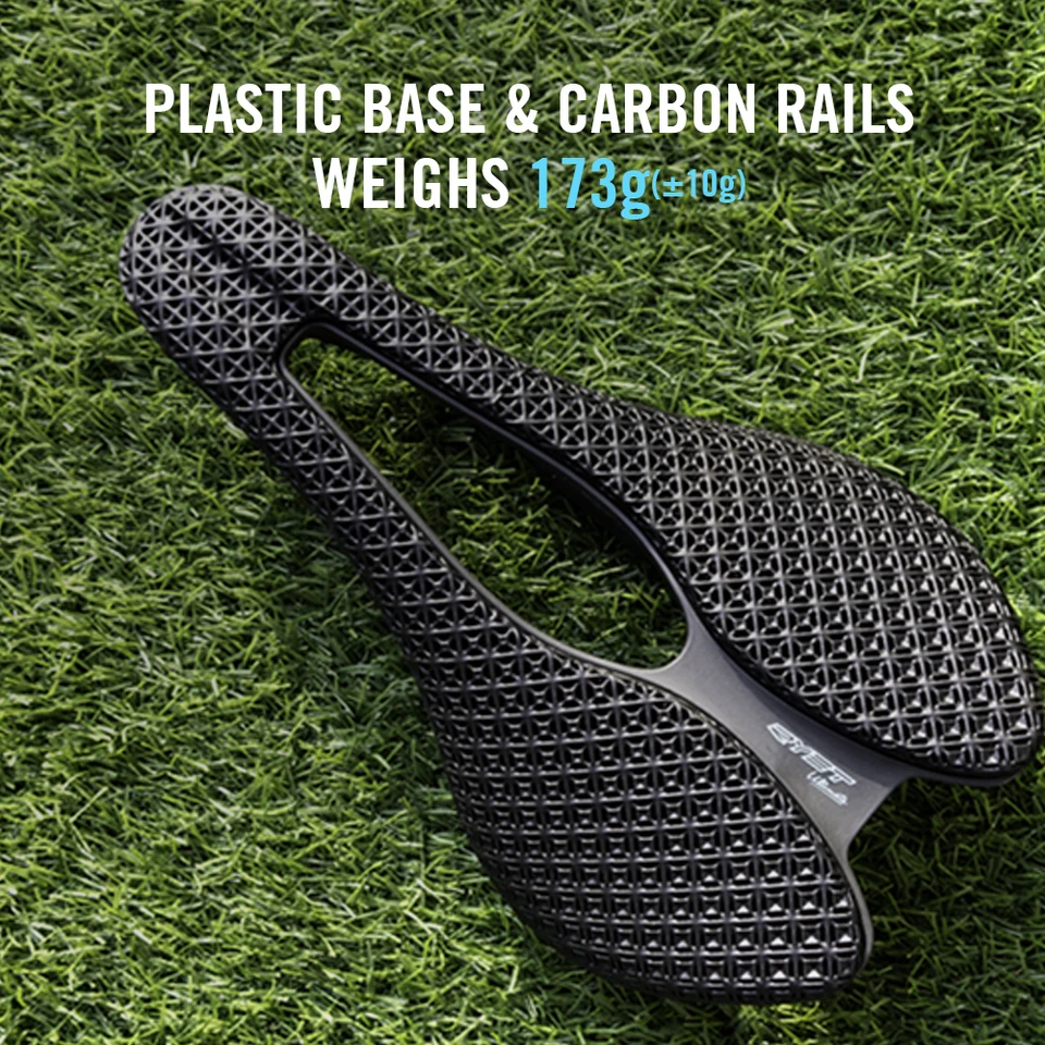 まだ超軽量カーボンサドル 3dプリントシートポスト サイクリング マウンテンバイク 245x145mm まだ超軽量カーボンサドル,3dプリントシートポスト,サイクリング