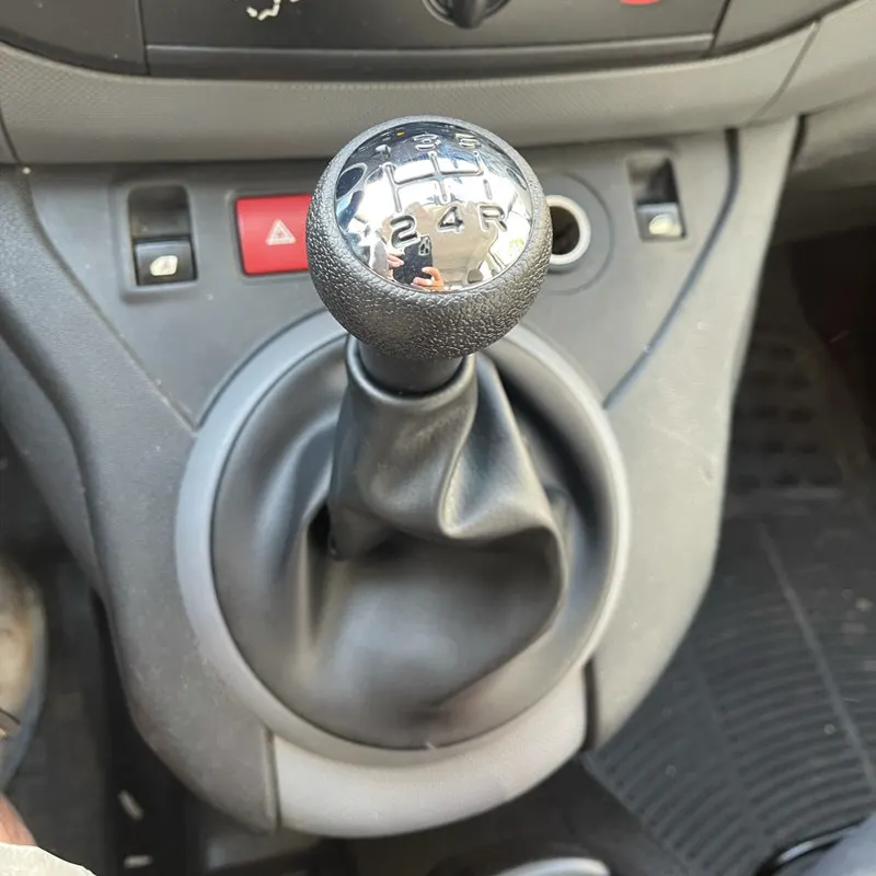 Car Gear Shift Knob Lever Shifter Stick Gaiter Boot Cover PU Leather For Citroen Berlingo III MK3 for Peugeot Partner 2008 -