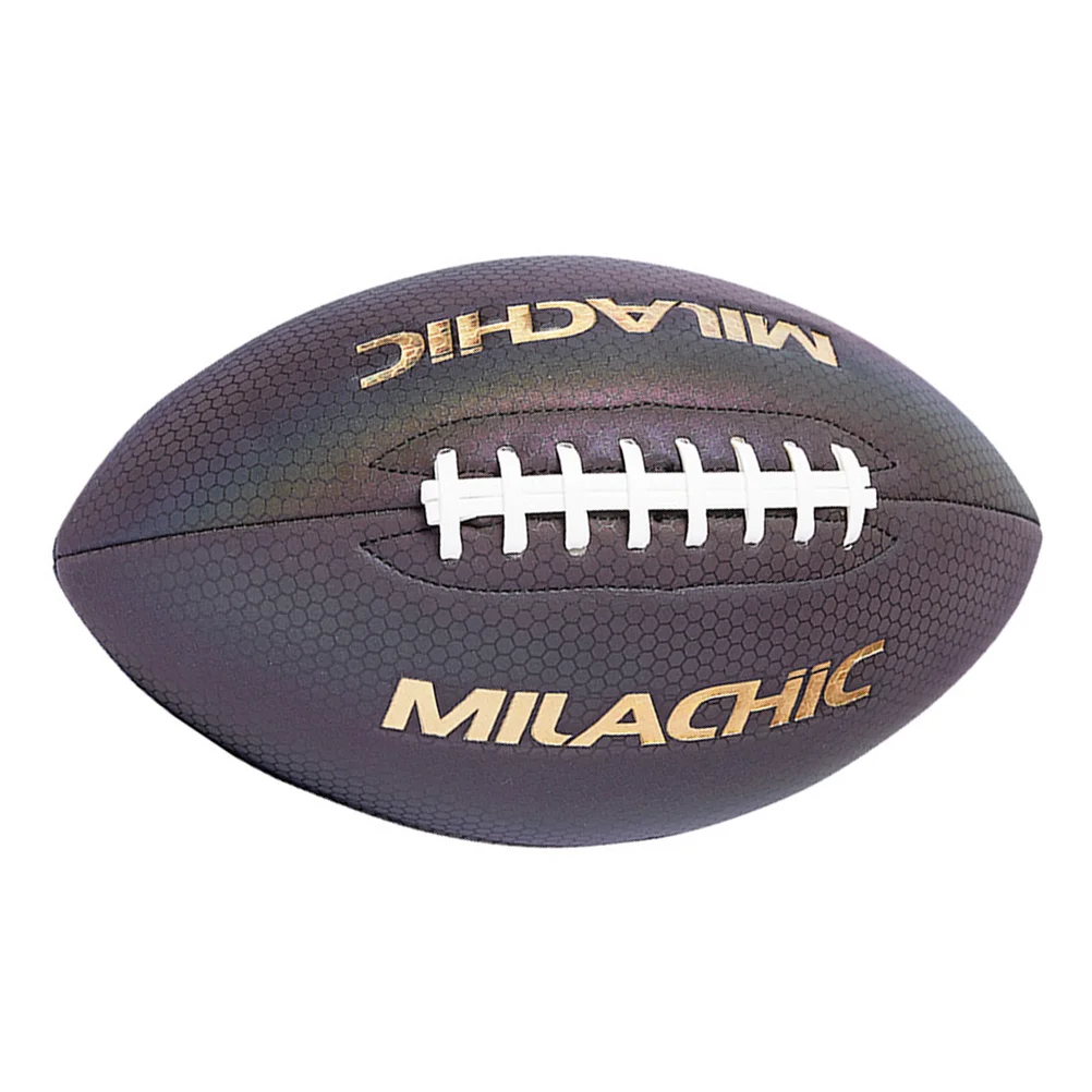 

Size 6 American Football Rugby Ball Footbll Competition Training Practice Rugby Ball Team Sports Reflective Rugby Football