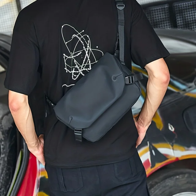 Laptop Sling Bag Men's Bag Large Capacity Single Shoulder Bag