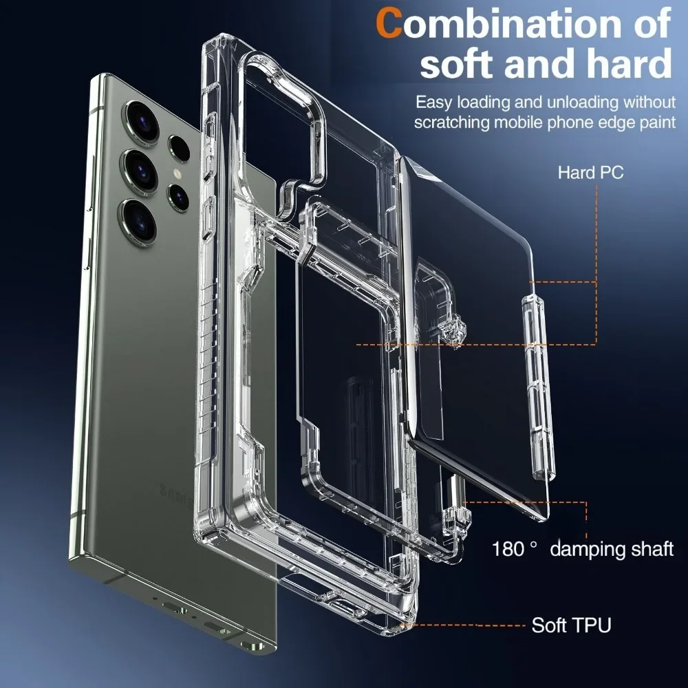 Clear Wallet Phone Case with Credit Card Holder