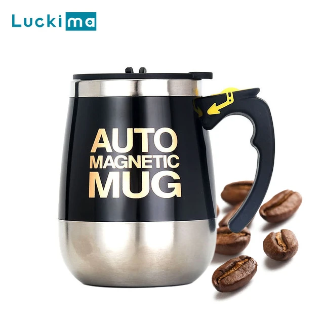 New Self Stirring Coffee Mug USB Rechargeable Stainless Steel Auto Mixing  Blender Cup for Home Office Christmas Birthday Gift