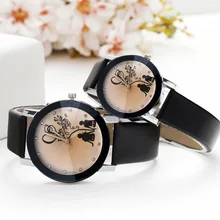 

Hot Back View Belt Watch Casual Couple Watch Men's Point Diamond Scale Watch Quartz Watch
