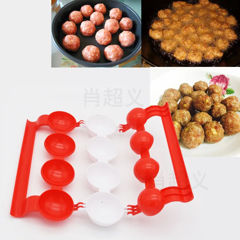 

1PC New Meatball Mold Making Fish Ball Christmas Kitchen Self Stuffing Food Cooking Machine Tools Accessories