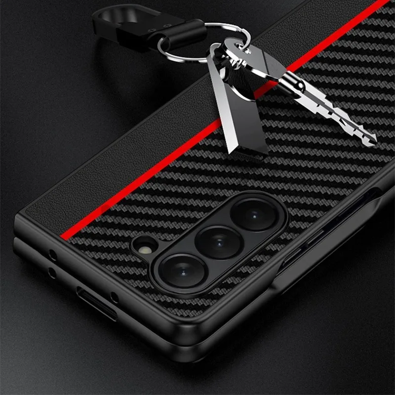 Premium Fiber Texture PU-Leather Protection Cover