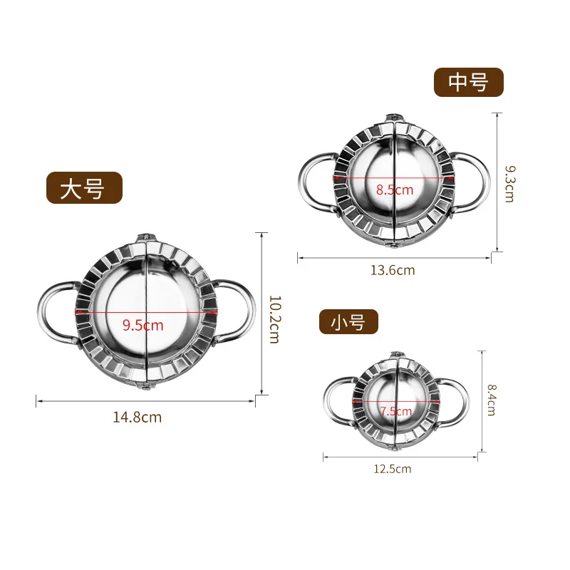 Sbba71367b9cc4e3c8ce4177da2a31d870 Stainless Steel Dumpling Maker Dumpling Skin Mold Ravioli Maker Press Pie Making Press Wrapper Pastry Maker Kitchen Accessories