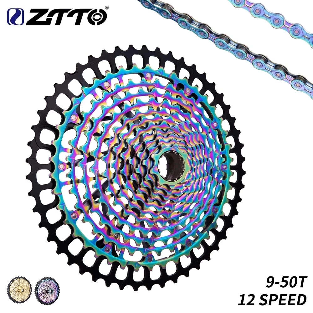 Cassette VTT 12 Vitesses 10-50T Pour SRAM XD - Ultra Légère En Aluminium/acier - SPEDAO - Neuf Sous Emballage