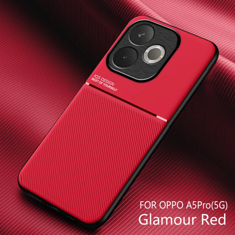 Textured Magnetic Shockproof & Drop-Resistant Phone Case with Full Coverage Protection