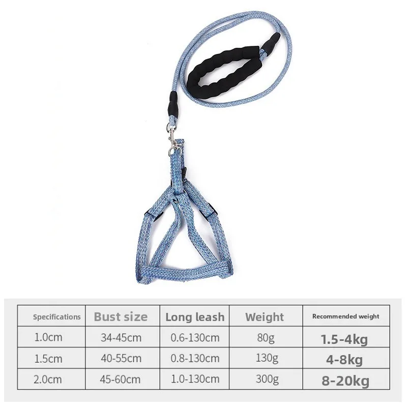 Retractable Dog Walking Rope and Harness - Pet Supplies