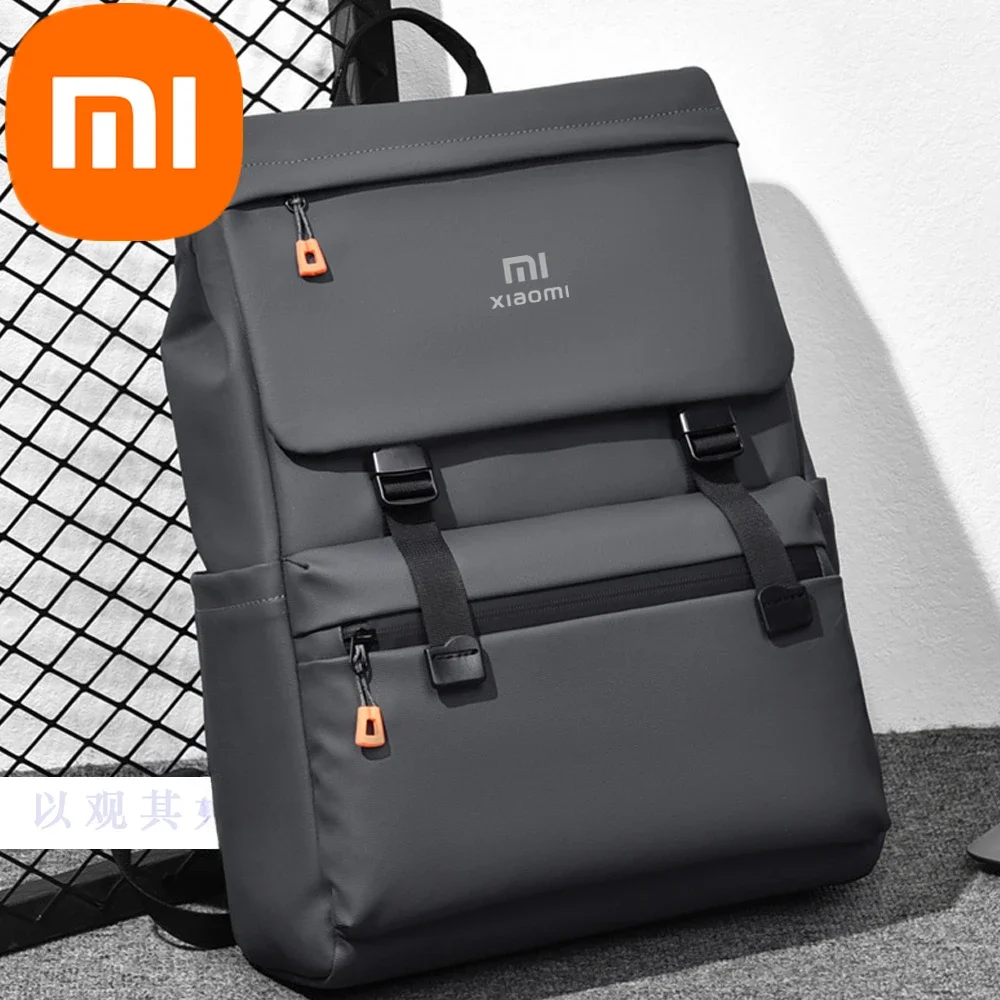 

Xiaomi Backpack Laptop PU Original Commuter Business Leather s Fashion Men Women Netbook Waterproof Suitcase s Bag