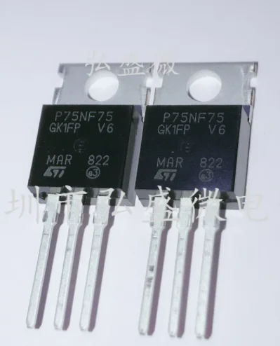 5/шт Новый STP75NF75 FET 75V/80A P75NF75 преобразователь управления |
