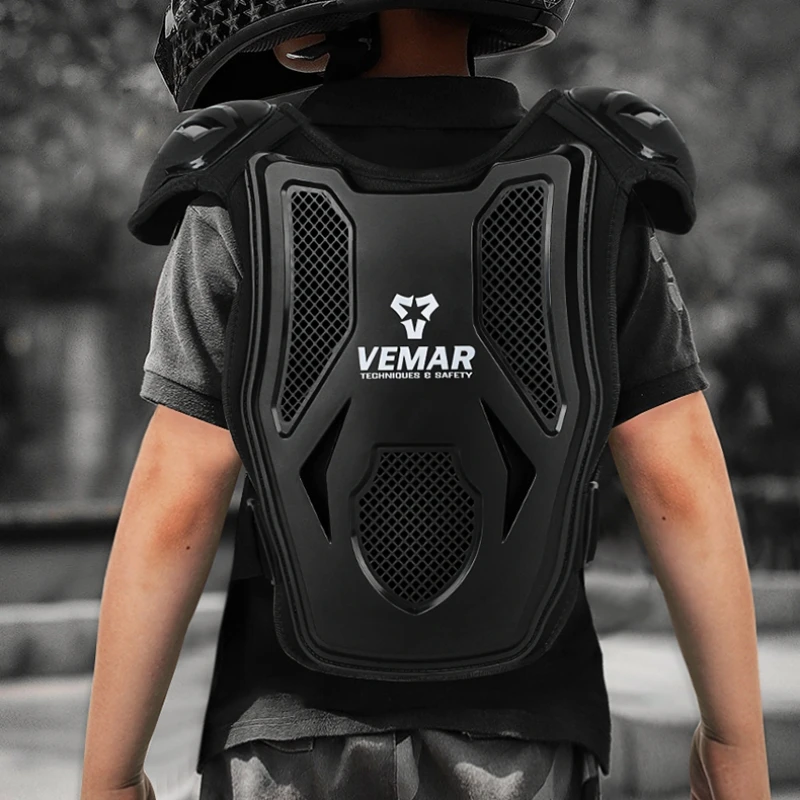 Motorcycle Armor Body Protector Motorcycle Armor Vest Children Armor All Season Motocross Vest Body Protection DH Dirt Bike MTB MX Chest Back Protector Motorcycle Equipment for Kids