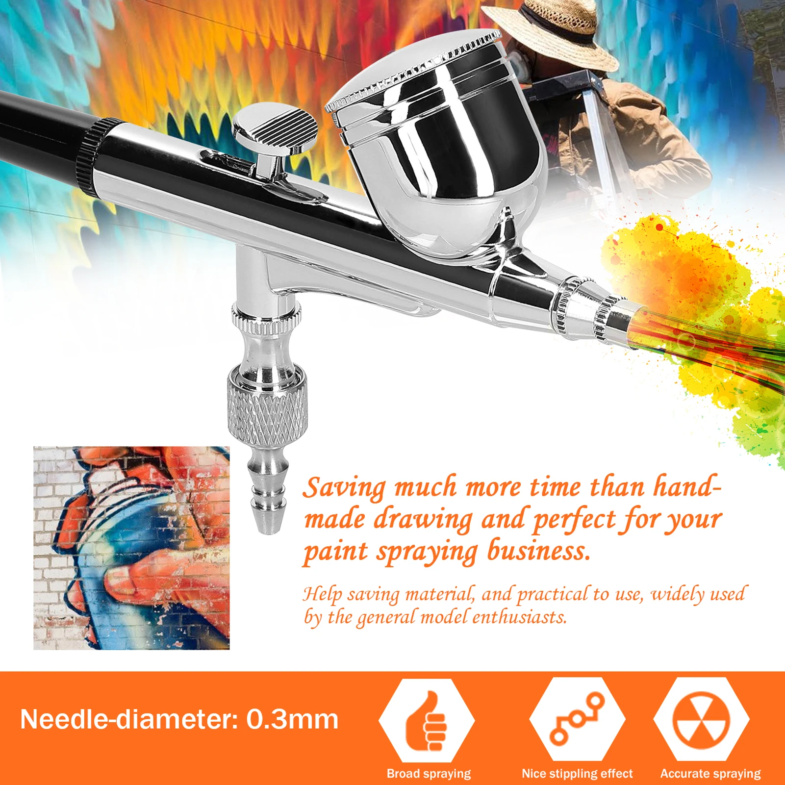 전문 0.3mm 에어 브러시 공기 압축기 키트 20-35PSI 에어 브러시 펜 공기 펌프 세트 모델 만들기 DIY 아트 페인팅 스프레이 건