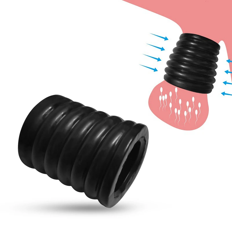 Lock Male Ring Delay Ejaculation Ball Stretcher Sex Toy_voghion.com