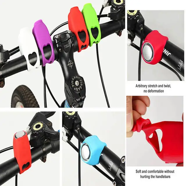 Clacson Per Bici Forte - Suono Potente, Facile Da Montare Su Manubrio, Alluminio Antiruggine - Foto 4