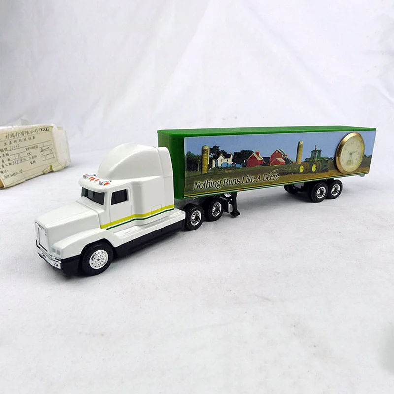 

ERTL Diecast Alloy 1:64 Scale Deere Clockk Container Truck Cars Model Adult Classics Collection Toy Souvenir Gift Static Display