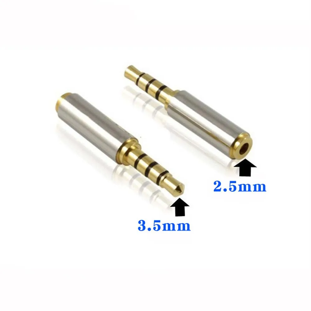 Aux Cable Converter 3.5mm to 2.5mm / 2.5 mm to 3.5 mm Jack Adapter Converter Stereo Audio Headphone Amplifier Microphone Jack