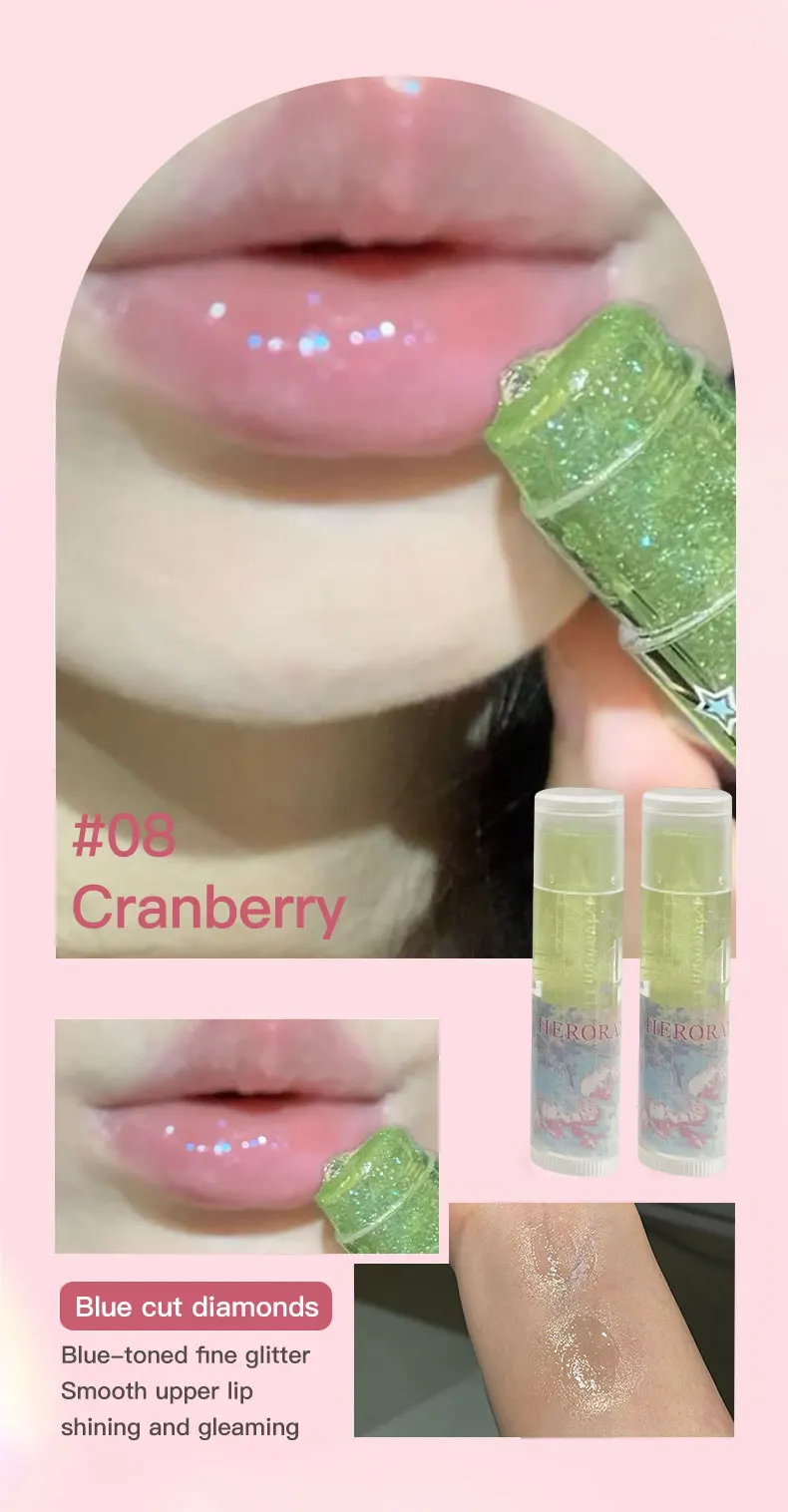 Fruit lip balm jelly gloss plumping hydraterende lippenstift_voghion.com