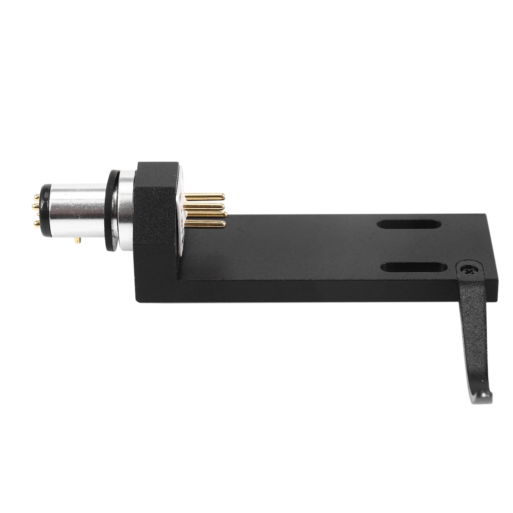 1Pcs Black Turntable Headshell For Technics For Other 4 Pin Contacts_OFSS