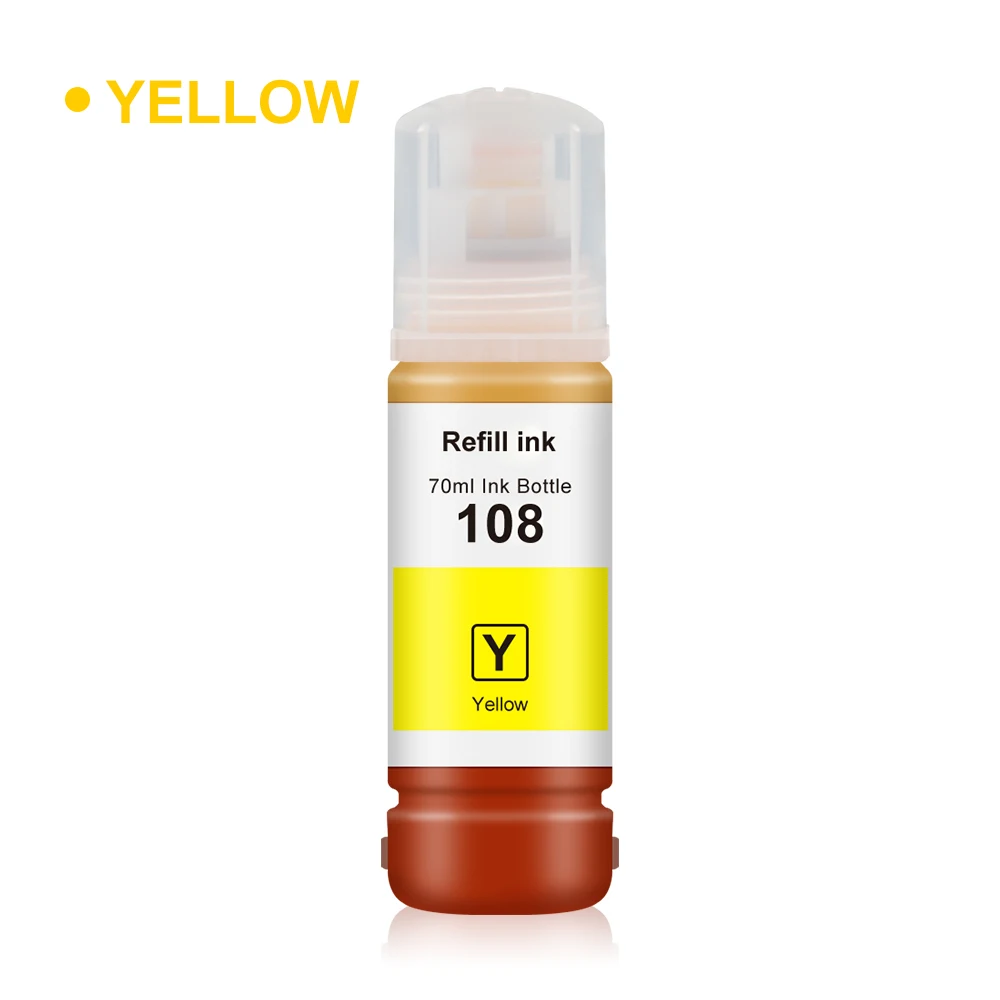 Ink Refill Dye Ink Kit Ink Refill Kit Dye Ink Refill Inkjet Printer Ink Ink Cartridge Refill Kit 6Colors/set Epson 108 Ink Refill epson L8050 L18058 ET-18100 L18050 Printer T09C C13T09C14A Water Based Bottle