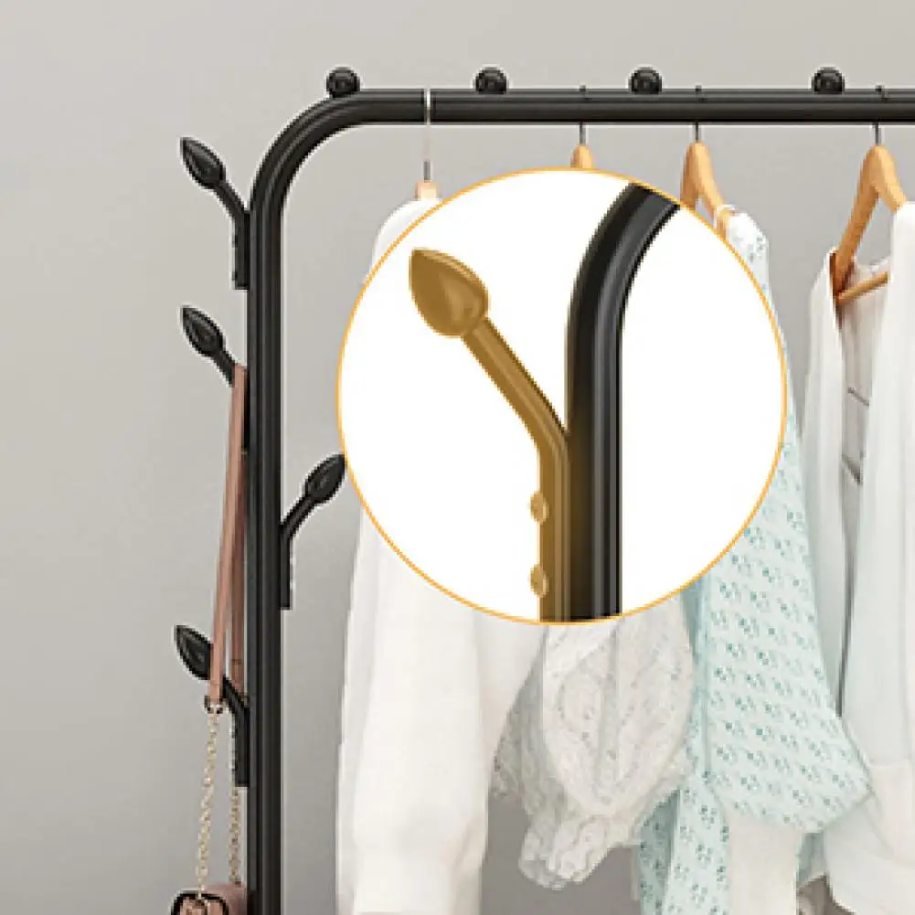 Clothes Storage Rack Clothing Shelf for Hanging Clothes Non-Slip Hat Shoes Orgnizer  Laundry Drying Rack Storage Stand 5