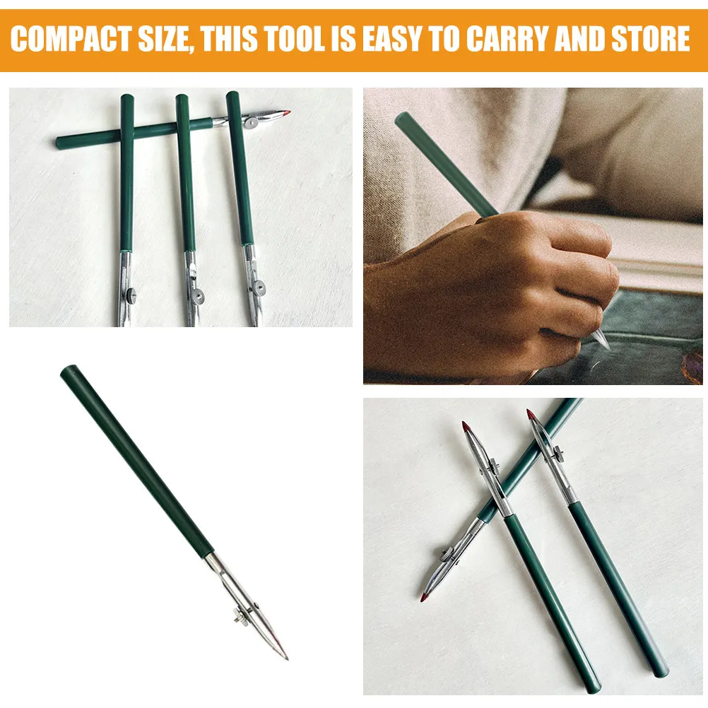 4Pcs 아트 룰링 펜 아티스트를 위한 조정 가능한 드로잉 마운팅 도구 정확한 직선 룰링 펜 마스킹 플루이드 펜