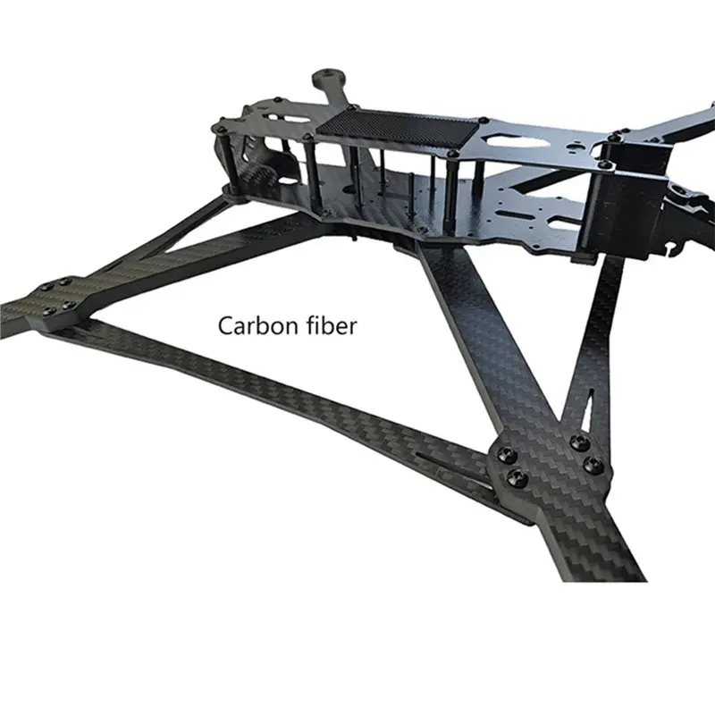 Kit châssis drone FPV 570mm MARK4 V3 Pro, fibre de carbone avec entretoises en aluminium et vis.