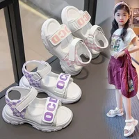 Sandales pour enfants filles été 2025 nouvelle mode à semelles souples filles chaussures de plage CuHK enfants sandales de sport antidérapantes 3
