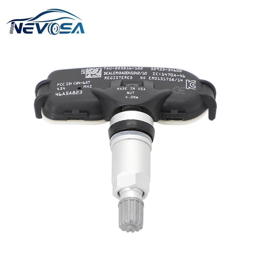 Tyre Pressure Monitoring System TPMS Sensor 52933-3V600 Kia Rio Mohave Hyundai I40 Azera Grandeur 433MHz 529333V600