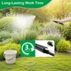 VAXMAY Battery Sprayer Wand 5M Electric Sprayer Telescopic Wand with Battery Indicator 16.4FT Hose Rechargeable Spray Wand 6