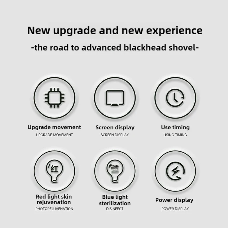 Ultrasonic Cleaning, Skincare, Blackhead Remover, Beauty Device, Facial Pore Removal, Five In One Multifunctional Skincare