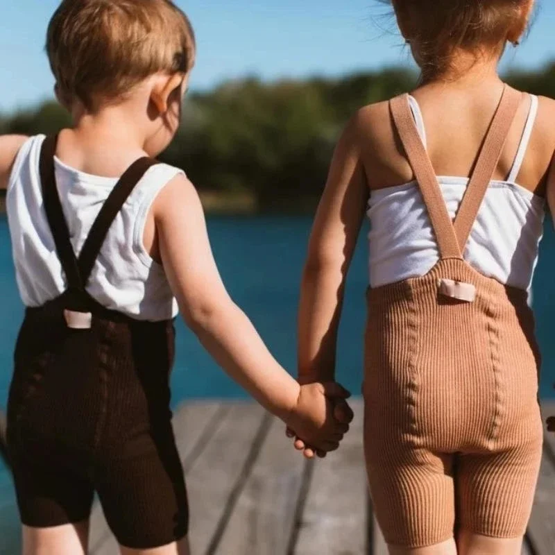 Baby Suspender Pantyhose New Summer SS Brand Infant Tights Girls Boys Cute Solid High Waist Bandage Overall Breathable Leggings