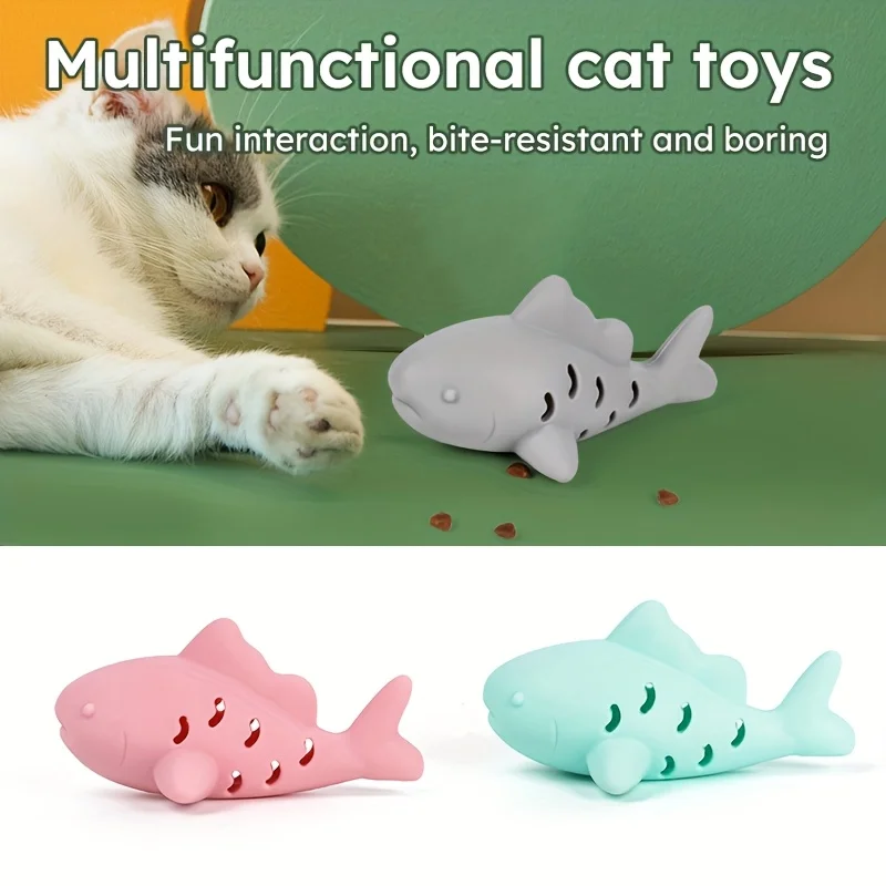1 Stück Interaktives Katzen- & Hundespielzeug - Langlebiges, Bissfestes Design, Futter-Versteck & Zahnreinigung Unterhaltung für Kleintiere – Detail 8