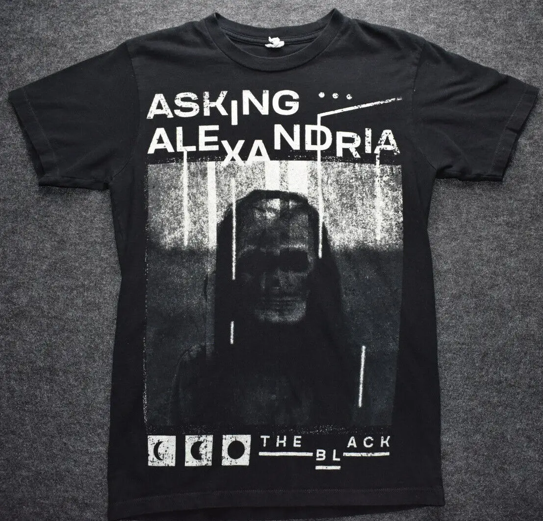 Chiedere Ad Alessandria The Black Album Metal Rock Band T-Shirt Men'S Xs (Extra Small)