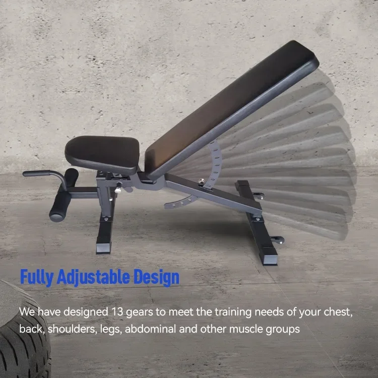 Multifunction Strength Home Commercial Training Adjustable Weight Fitness Sit Up Bench