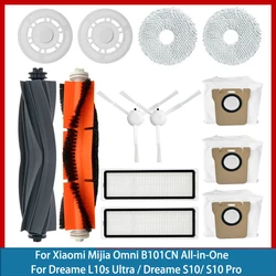 For Dreame L10s Ultra / L10S Pro Accessories  for Mijia Omni 1S B101CN Robot X10+ Vacuum Main Side Brush Filter Mop parts